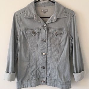 Tractr Light Wash Denim Jacket